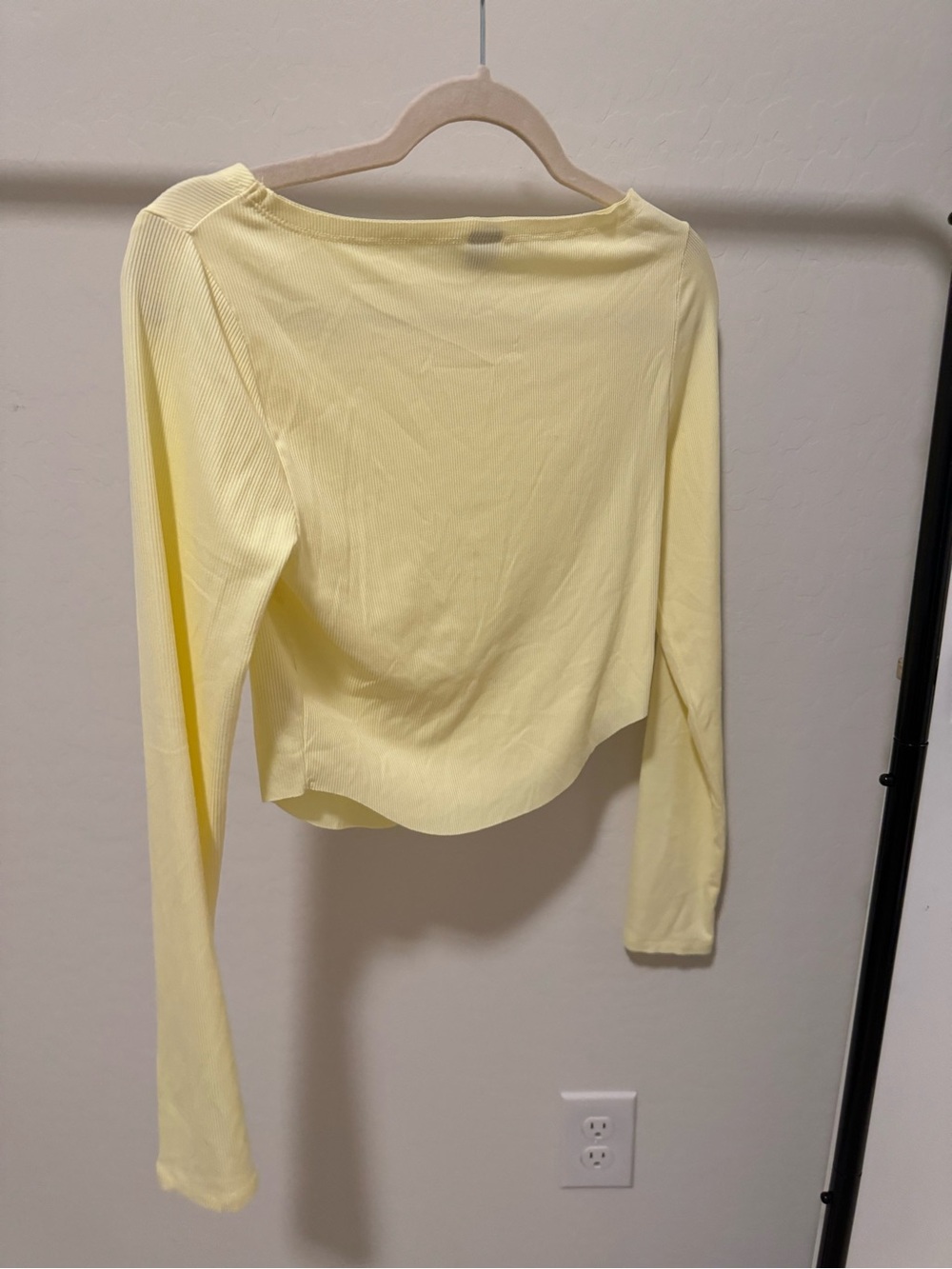 Women’s Long Sleeve Boatneck Top in Yellow
